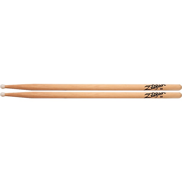 Zildjian Natural Hickory Drum Sticks 6A Nylon