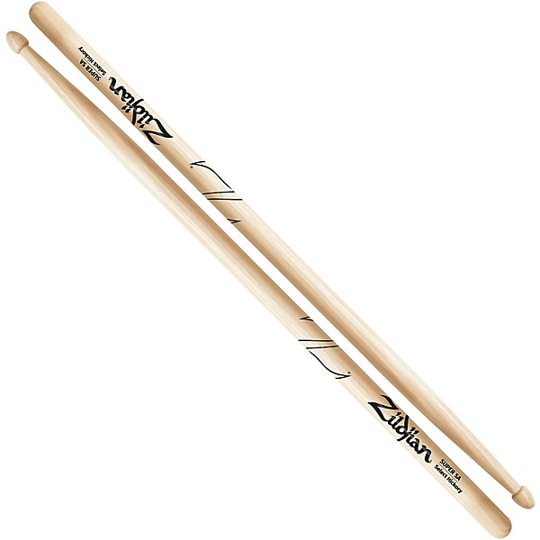 Zildjian Natural Super Hickory Drum Sticks 5A Wood