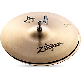 Zildjian A Series New Beat Hi-Hat Cymbal Pair 14 in. Zildjian A Series New Beat Hi-Hat Cymbal Pair 15 in.