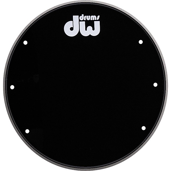 DW Front Ported Bass Drumhead with Logo 24 in.