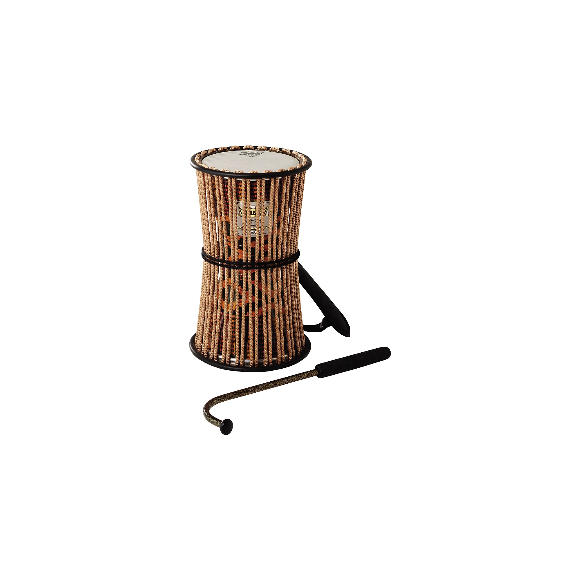 Remo Percussion Talking Drum Fabric African Stripe | Guitar