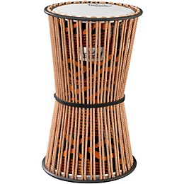 Open Box Remo Talking Drum Level 1 Fabric African Stripe