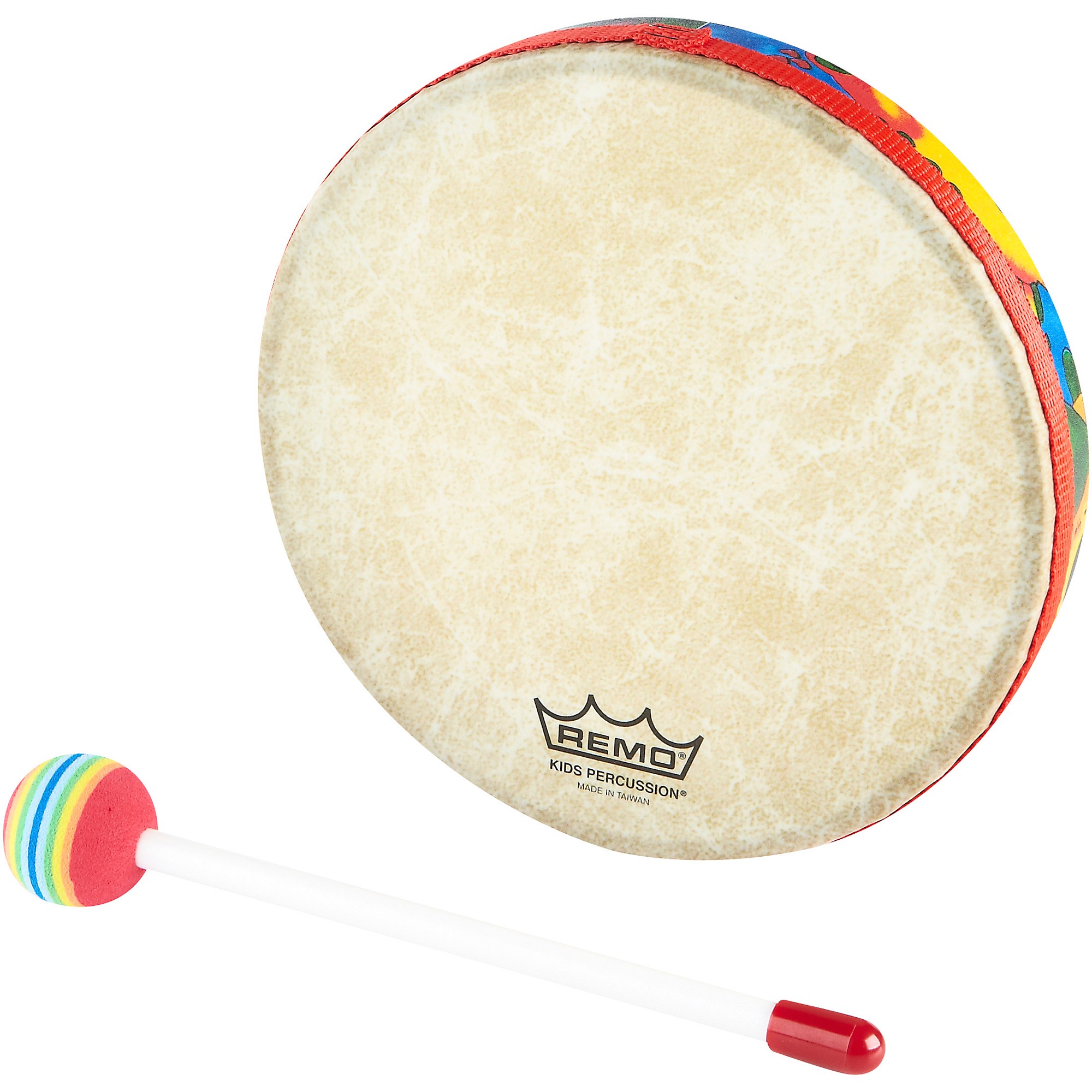 Remo Kids Percussion Hand Drums - Rainforest 8' x 1' | Guitar Center