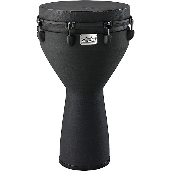 Remo Mondo Designer Series Key-Tuned Djembe Black Earth 25 x 14 in.