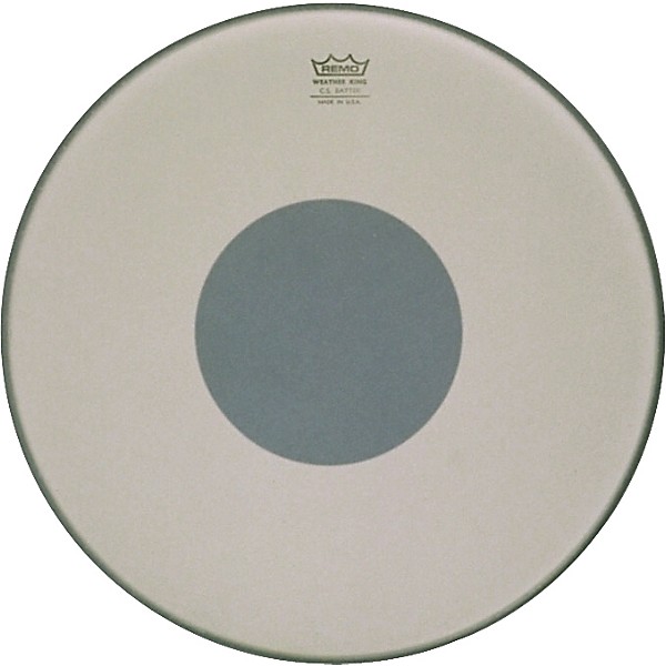 Remo Controlled Sound Smooth White with Black Dot Bass Drum 26 in.