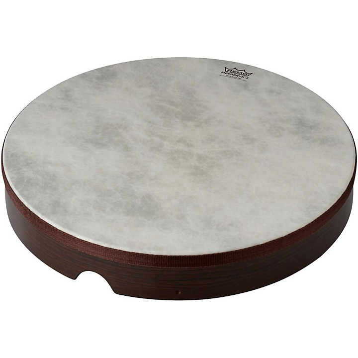 REMO レモ ジャンベ Fiberskyn3 Made in USA Remo Fiberskyn Frame Drum Walnut 2.5x16 | Guitar Center