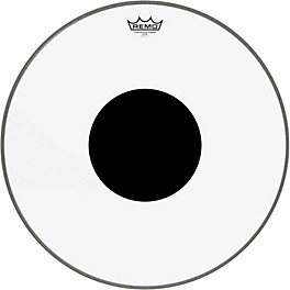 Remo Controlled Sound Clear With Black Dot Bass Drum Head... Remo Controlled Sound Clear With Black Dot Bass Drum Head 20 in.