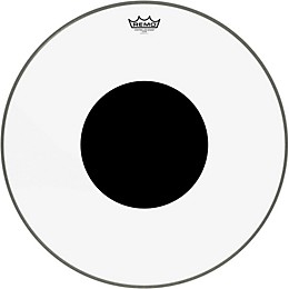 Remo Controlled Sound Clear with Black Dot Bass Drum Head 22 in.