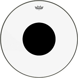 Remo Controlled Sound Clear with Black Dot Bass Drum Head 24 in.