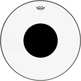 Remo Controlled Sound Clear With Black Dot Bass Drum Head... Remo Controlled Sound Clear With Black Dot Bass Drum Head 24 in.