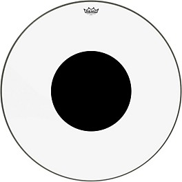 Remo Controlled Sound Clear With Black Dot Bass Drum Head... Remo Controlled Sound Clear With Black Dot Bass Drum Head 30 in.