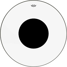 Remo Controlled Sound Clear With Black Dot Bass Drum Head... Remo Controlled Sound Clear With Black Dot Bass Drum Head 32 in.