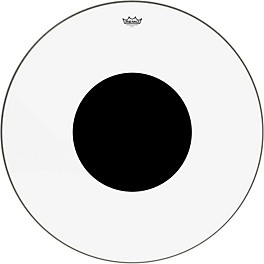 Remo Controlled Sound Clear With Black Dot Bass Drum Head... Remo Controlled Sound Clear With Black Dot Bass Drum Head 34 in.