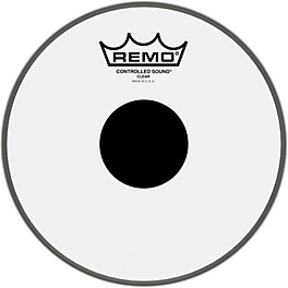 Remo Controlled Sound Black Dot Batter Head 16 in. Remo Controlled Sound Black Dot Batter Head 8 in.