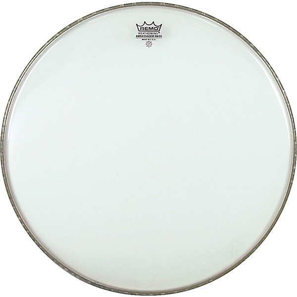 Remo Clear Ambassador Bass Drum Head 24 in.