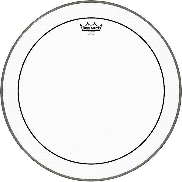 Remo Pinstripe Clear Bass Drum Head 20 in.