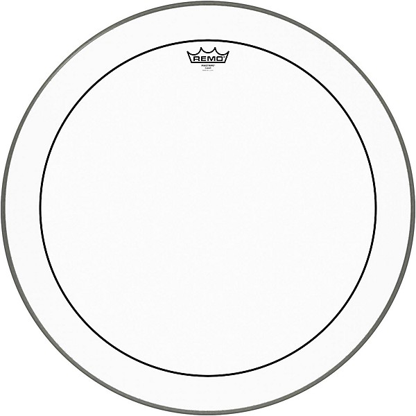 Remo Pinstripe Clear Bass Drum Head 24 in.
