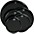 Remo Ebony Black Ambassador Resonant Bass Drumhead 26 in. Remo Ebony Black Ambassador Resonant Bass Drumhead 16 in.