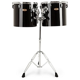 Pearl PTE1516 14" x 15"/14" x 16" Concert Tom Set Midnight Black