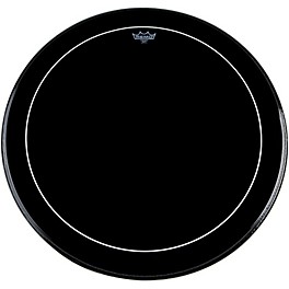 Remo Ebony Series Pinstripe Bass Drum Head 22 in. Remo Ebony Series Pinstripe Bass Drum Head 28 in.