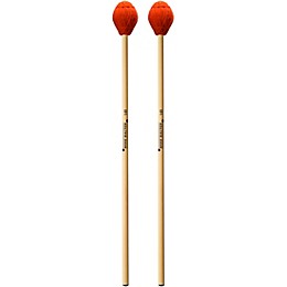 Balter Mallets Ensemble Series Rattan Handle Marimba Mallets 14 Red Yarn Medium Soft