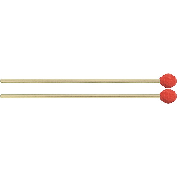 Balter Mallets Ensemble Series Rattan Handle Marimba Mallets 14 Red Yarn Medium Soft