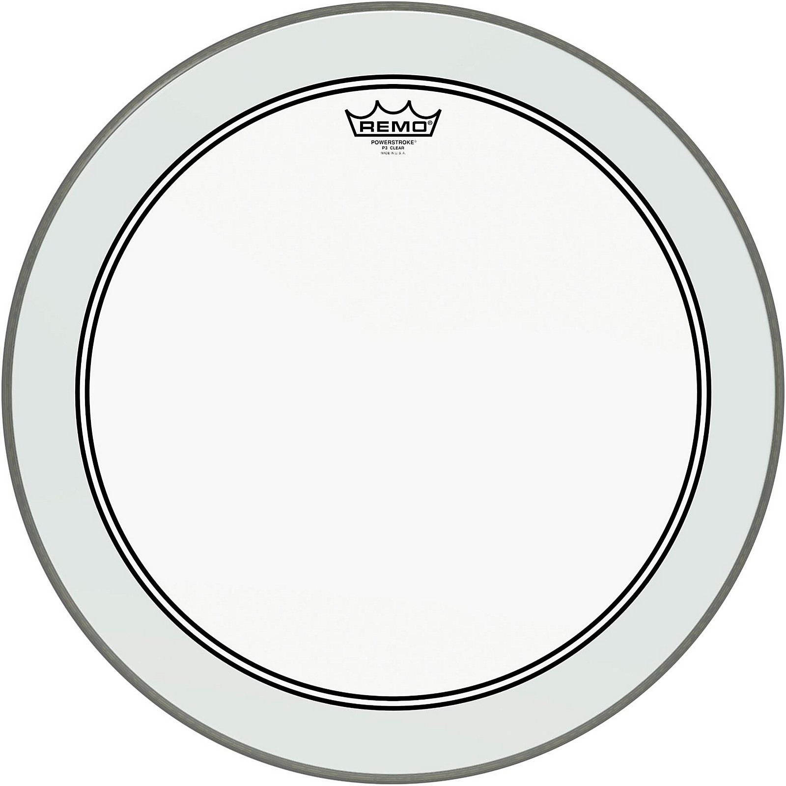 Remo Powerstroke 3 Clear Bass Drum Head With Impact Patch 22