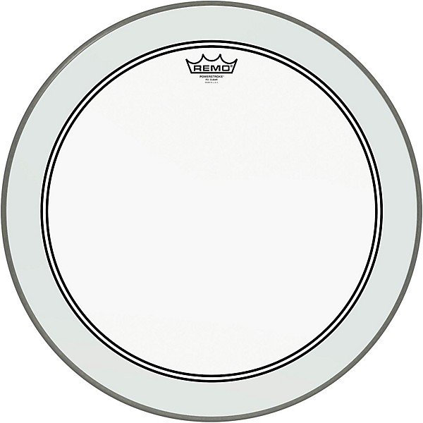 Remo Powerstroke 3 Clear Bass Drum Head With Impact Patch 22 in.