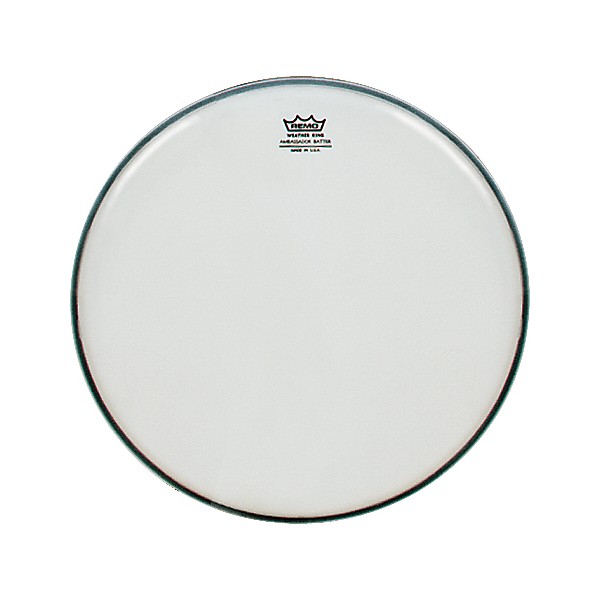 Remo Smooth White Ambassador Batter Drumhead 12 in.