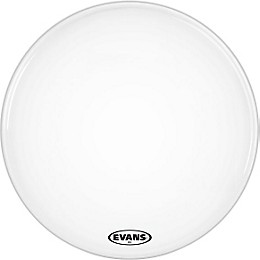 Evans MX1 White Marching Bass Drum Head 16 in.