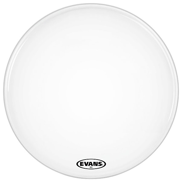 Evans MX1 White Marching Bass Drum Head 16 in.