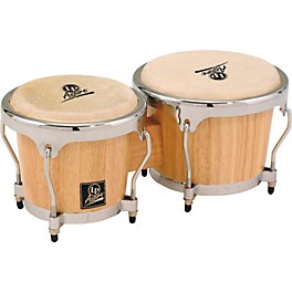 LP LPA601 Aspire Oak Bongos With Chrome Hardware Darkwood LP LPA601 Aspire Oak Bongos With Chrome Hardware Natural