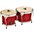 LP LPA601 Aspire Oak Bongos With Chrome Hardware Darkwood LP LPA601 Aspire Oak Bongos With Chrome Hardware Red Wood