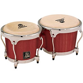 LP LPA601 Aspire Oak Bongos With Chrome Hardware Darkwood LP LPA601 Aspire Oak Bongos With Chrome Hardware Darkwood