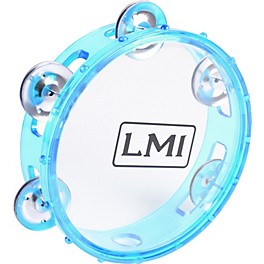 LMI Transparent Tambourine With Head Purple 15CM LMI Transparent Tambourine With Head Blue 15CM