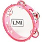 LMI Transparent Tambourine With Head Pink 15CM