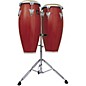 LP Darkwood Aspire Conga Set with Bongos and Stand