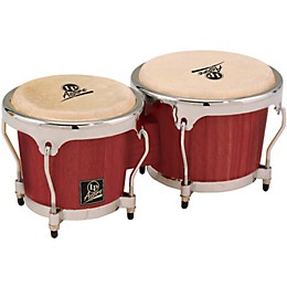 LP Darkwood Aspire Conga Set with Bongos and Stand