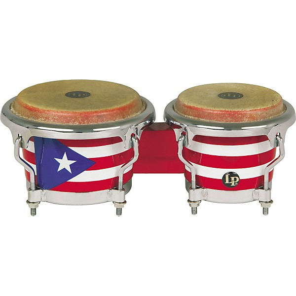 Open Box LP Puerto Rican Flag Mini-Bongos Level 1
