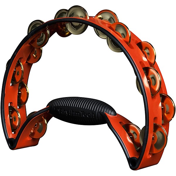 Rhythm Tech Pro Tambourine Red/Brass Jingles