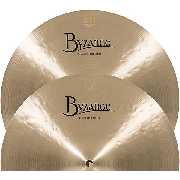 MEINL Byzance Medium Hi-Hat Cymbals 14 in.