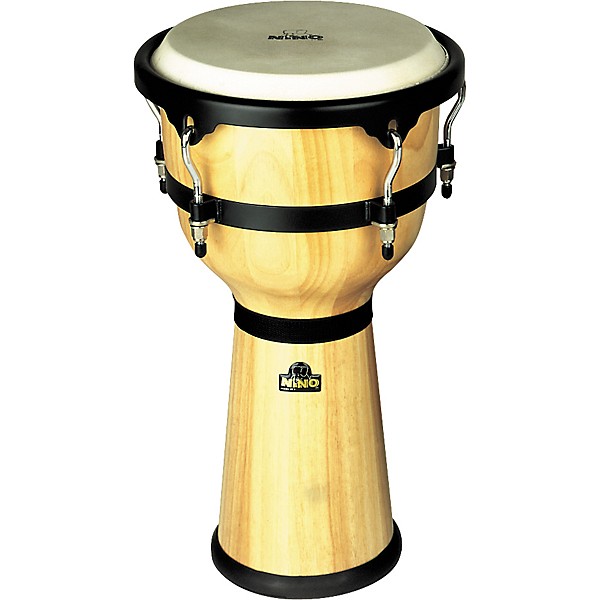 Open Box Nino Wood Djembe Drum Level 1 Natural 10 in.