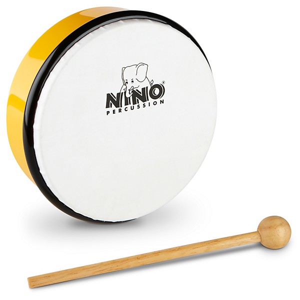 Nino Hand Drum with Beater Yellow 6 in.