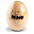 Nino Wood Egg Shaker Medium Nino Wood Egg Shaker Medium