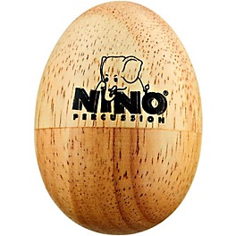 Nino Wood Egg Shaker Medium Nino Wood Egg Shaker Natural Small