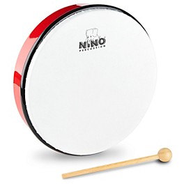 Nino Hand Drum with Beater Yellow 10 in. Nino Hand Drum with Beater Red 10 in.