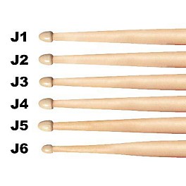 Vic Firth American Jazz Hickory Drum Sticks Wood AJ6 Vic Firth American Jazz Hickory Drum Sticks Wood J1