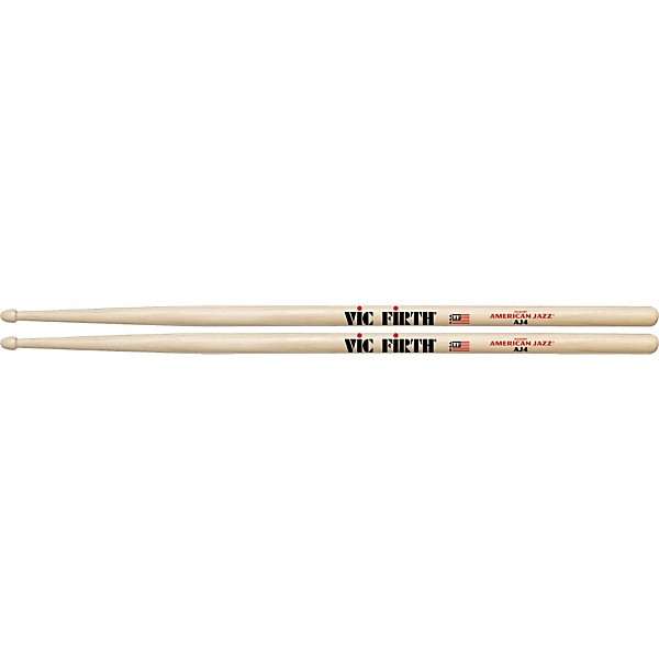 Vic Firth American Jazz Hickory Drum Sticks Wood AJ4