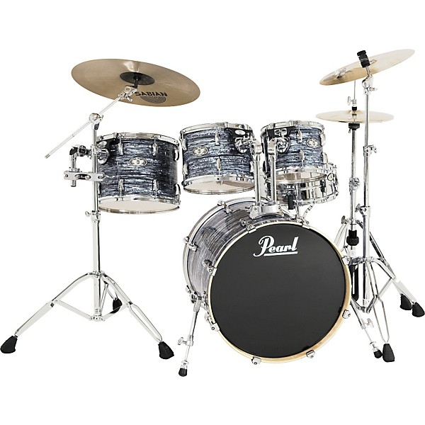 Pearl Vision VSX 5-Piece Fusion Drum Set Strata Blue Chrome