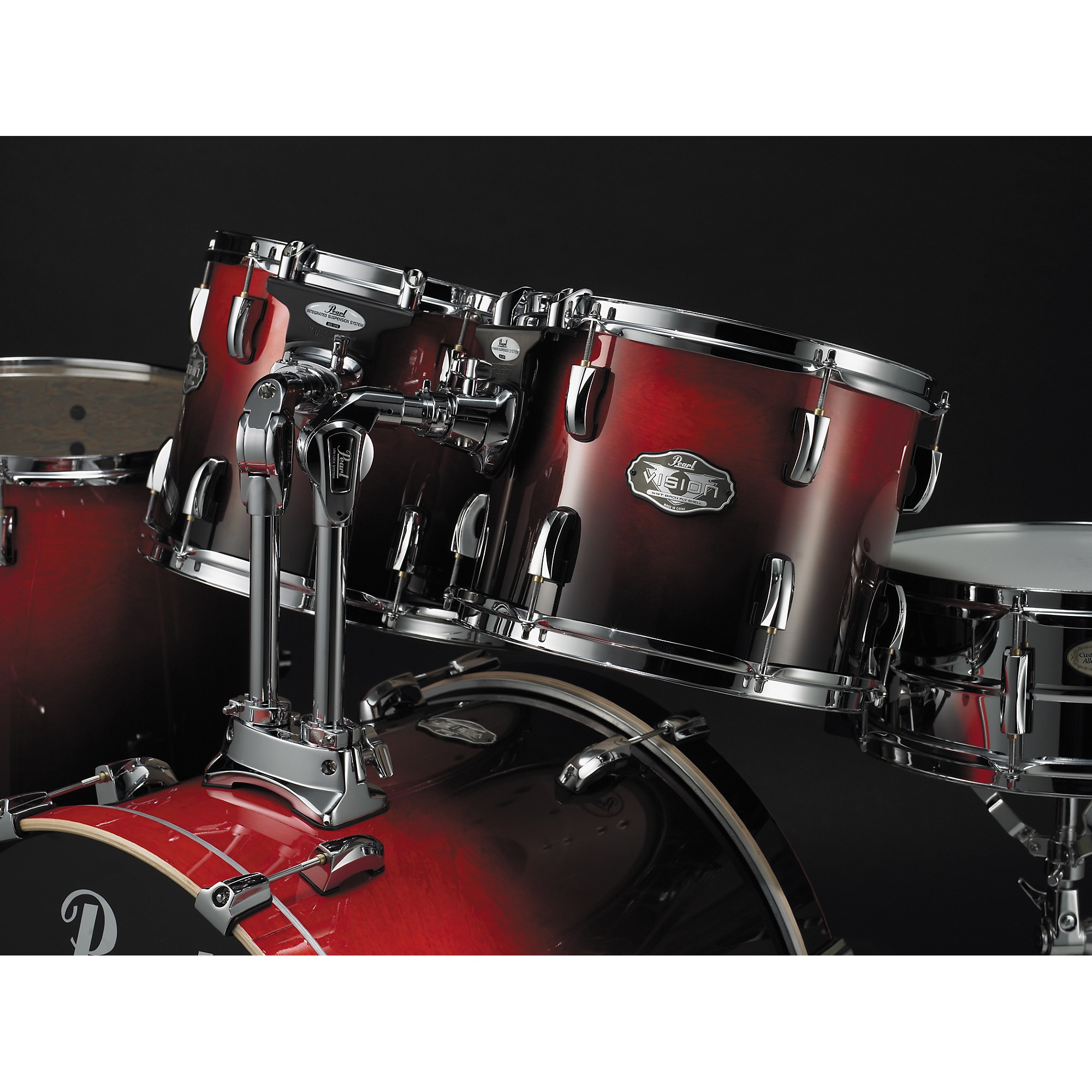Pearl Vision VLX 5-Piece Standard Drum Set Ruby Fade | Guitar Center